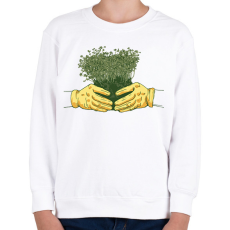 PRINTFASHION Kertész - Gyerek pulóver - Fehér