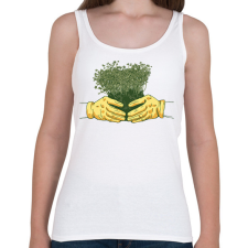 PRINTFASHION Kertész - Női atléta - Fehér női trikó