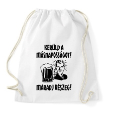 PRINTFASHION Kerüld a másnaposságot! - Sportzsák, Tornazsák - Fehér tornazsák