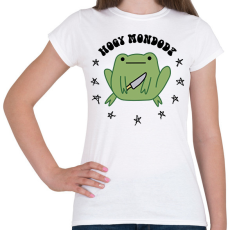 PRINTFASHION Késes béka - Női póló - Fehér