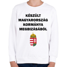 PRINTFASHION Készült... - Gyerek pulóver - Fehér gyerek pulóver, kardigán
