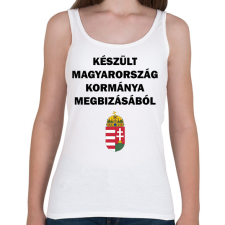 PRINTFASHION Készült... - Női atléta - Fehér női trikó