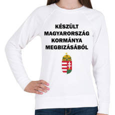 PRINTFASHION Készült... - Női pulóver - Fehér