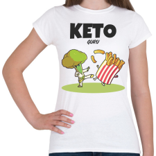 PRINTFASHION KETOGURU - Női póló - Fehér női póló