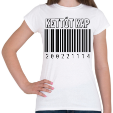 PRINTFASHION Kettőt kap - Női póló - Fehér női póló
