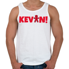 PRINTFASHION KEVIN2 - Férfi atléta - Fehér atléta, trikó