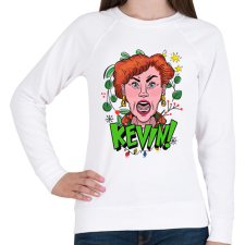 PRINTFASHION KEVIN - Női pulóver - Fehér női pulóver, kardigán