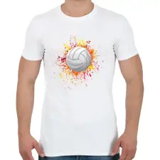 PRINTFASHION Kézilabda  - Férfi póló - Fehér férfi póló