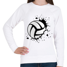 PRINTFASHION Kézilabda  - Női pulóver - Fehér női pulóver, kardigán