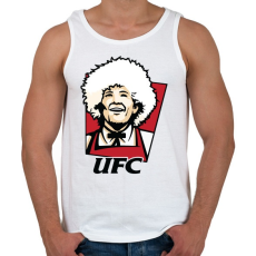 PRINTFASHION KFC Khabib - Férfi atléta - Fehér