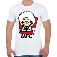 PRINTFASHION KFC Khabib - Férfi póló - Fehér férfi póló