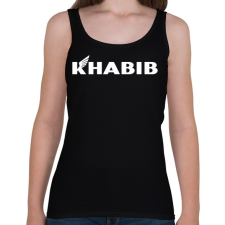 PRINTFASHION Khabib Nurmagomedov logo - Női atléta - Fekete női trikó