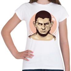 PRINTFASHION Khabib Nurmagomedov - Női póló - Fehér