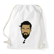 PRINTFASHION Khal Drogo arca. - Sportzsák, Tornazsák - Fehér tornazsák