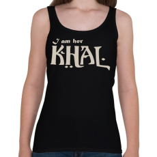 PRINTFASHION Khal - Női atléta - Fekete