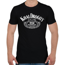 PRINTFASHION KhalDrogo's whiskey - Férfi póló - Fekete férfi póló