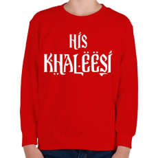 PRINTFASHION KHALEESI - Gyerek pulóver - Piros