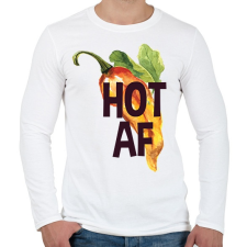 PRINTFASHION Kib*szott csípős paprika - Férfi hosszú ujjú póló - Fehér férfi póló