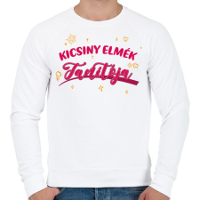 PRINTFASHION Kicsiny elmék tanítója - Férfi pulóver - Fehér férfi pulóver, kardigán