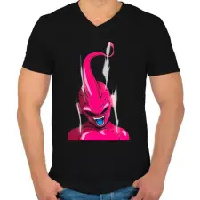 PRINTFASHION kidbuu - Férfi V-nyakú póló - Fekete férfi póló