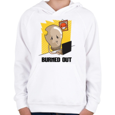 PRINTFASHION Kiégve... - Gyerek kapucnis pulóver - Fehér gyerek pulóver, kardigán