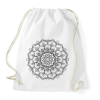 PRINTFASHION Kifesthető mandala minta1. - Sportzsák, Tornazsák - Fehér