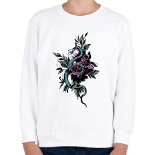 PRINTFASHION kígyó - Gyerek pulóver - Fehér gyerek pulóver, kardigán