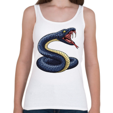PRINTFASHION Kígyó  - Női atléta - Fehér