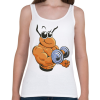 PRINTFASHION Kigyúrt hangya - Női atléta - Fehér