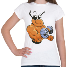 PRINTFASHION Kigyúrt hangya - Női póló - Fehér