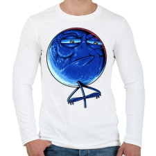 PRINTFASHION Kihívás elfogadva - Férfi hosszú ujjú póló - Fehér férfi póló
