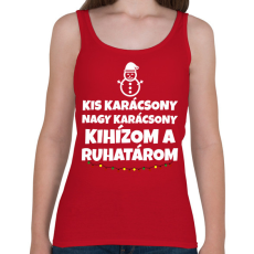 PRINTFASHION KIHÍZOM A RUHATÁROM - Női atléta - Cseresznyepiros