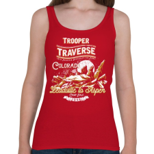 PRINTFASHION Kiinduló pont - Női atléta - Cseresznyepiros női trikó