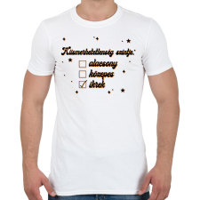 PRINTFASHION Kiismerhetetlenség szintje - Férfi póló - Fehér férfi póló