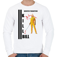 PRINTFASHION KILL BILL - Férfi pulóver - Fehér