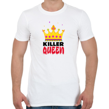 PRINTFASHION KILLER QUEEN2 - Férfi póló - Fehér férfi póló