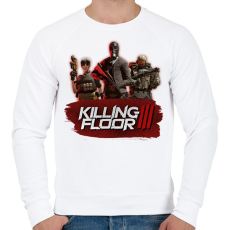 PRINTFASHION Killing Floor 3 - Férfi pulóver - Fehér