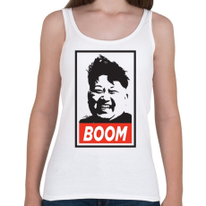 PRINTFASHION Kim Jong Boom - Női atléta - Fehér