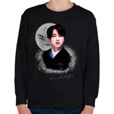 PRINTFASHION Kim Seok Jin - Gyerek pulóver - Fekete