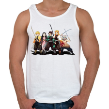 PRINTFASHION Kimetsu No Yaiba X Ice - Demon Slayer Character - Férfi atléta - Fehér atléta, trikó