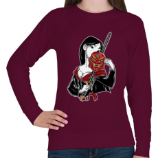 PRINTFASHION Kínai hercegnő - Női pulóver - Bordó