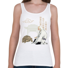 PRINTFASHION Kínai közmondás - Női atléta - Fehér női trikó