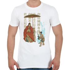 PRINTFASHION Kínai kultúra - Férfi póló - Fehér férfi póló