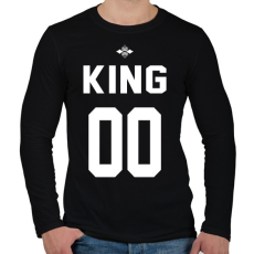 PRINTFASHION KING 00 - Férfi hosszú ujjú póló - Fekete