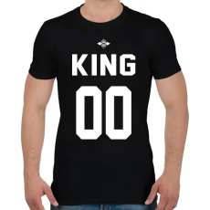 PRINTFASHION KING 00 - Férfi póló - Fekete