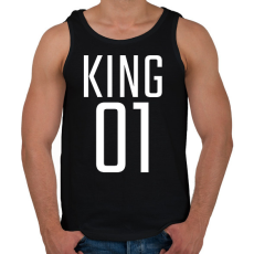 PRINTFASHION KING 01 - Férfi atléta - Fekete