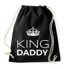 PRINTFASHION KING DADDY - Sportzsák, Tornazsák - Fekete