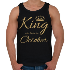 PRINTFASHION king - Férfi atléta - Fekete