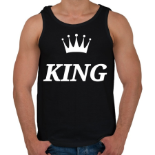 PRINTFASHION King - Férfi atléta - Fekete atléta, trikó