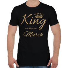 PRINTFASHION king - Férfi póló - Fekete
